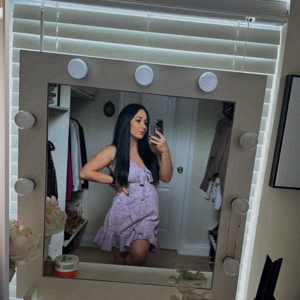 Lavender floral dress size Small